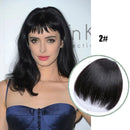 Synthetic Fake Bang Hair Piece Clip In Hair Extension Fake Fringes Bang Women Natural Air Bangs Clip on Bangs 24 Colors