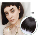 Synthetic Fake Bang Hair Piece Clip In Hair Extension Fake Fringes Bang Women Natural Air Bangs Clip on Bangs 24 Colors