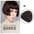Synthetic Fake Bang Hair Piece Clip In Hair Extension Fake Fringes Bang Women Natural Air Bangs Clip on Bangs 24 Colors
