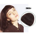 Synthetic Fake Bang Hair Piece Clip In Hair Extension Fake Fringes Bang Women Natural Air Bangs Clip on Bangs 24 Colors