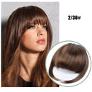 Synthetic Fake Bang Hair Piece Clip In Hair Extension Fake Fringes Bang Women Natural Air Bangs Clip on Bangs 24 Colors