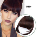 Synthetic Fake Bang Hair Piece Clip In Hair Extension Fake Fringes Bang Women Natural Air Bangs Clip on Bangs 24 Colors