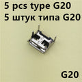 20Models Micro USB 5pin Female Connector For Mobile Phone Charging SMT Socket Data Jack Connector Port PCB Board Drop Shipping
