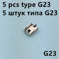 20Models Micro USB 5pin Female Connector For Mobile Phone Charging SMT Socket Data Jack Connector Port PCB Board Drop Shipping