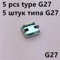 20Models Micro USB 5pin Female Connector For Mobile Phone Charging SMT Socket Data Jack Connector Port PCB Board Drop Shipping
