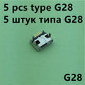 20Models Micro USB 5pin Female Connector For Mobile Phone Charging SMT Socket Data Jack Connector Port PCB Board Drop Shipping