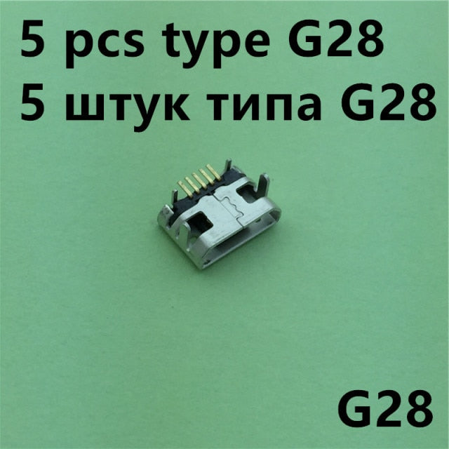 20Models Micro USB 5pin Female Connector For Mobile Phone Charging SMT Socket Data Jack Connector Port PCB Board Drop Shipping