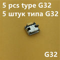 20Models Micro USB 5pin Female Connector For Mobile Phone Charging SMT Socket Data Jack Connector Port PCB Board Drop Shipping