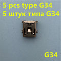 20Models Micro USB 5pin Female Connector For Mobile Phone Charging SMT Socket Data Jack Connector Port PCB Board Drop Shipping