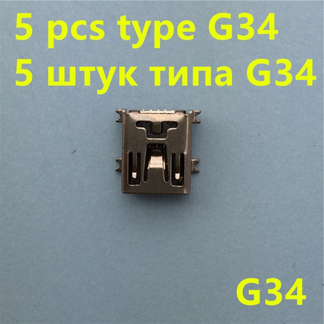 20Models Micro USB 5pin Female Connector For Mobile Phone Charging SMT Socket Data Jack Connector Port PCB Board Drop Shipping