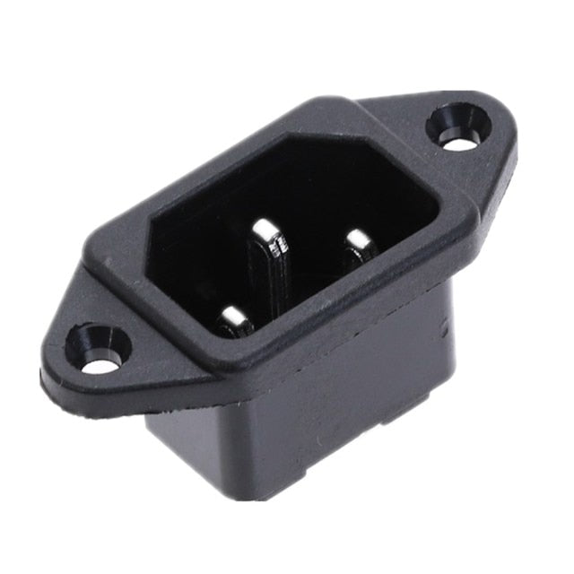 IEC320 C14 C13 Electrical AC Socket 3 Female Male Inlet Plug Connector 3pin Socket Mount