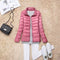 Women 90% White Duck Down Jacket Autumn Female Ultra Light Down Jackets Slim Solid Long Sleeve Hooded Parkas Candy Color