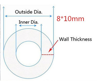 High Quality 1M/5M Food Grade Clear Translucent Silicone Tube Beer Pipe Milk Hose Pipe Soft Safe Rubber Flexible Tube Creative