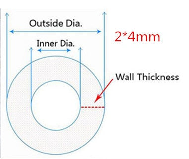 High Quality 1M/5M Food Grade Clear Translucent Silicone Tube Beer Pipe Milk Hose Pipe Soft Safe Rubber Flexible Tube Creative