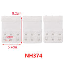 3/4/6/8pcs Bra Extension Strap Extenders for Women Adjustable Belt Buckle Nylon Elastic Bra Extension Strap Hook Clip Expander