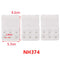 3/4/6/8pcs Bra Extension Strap Extenders for Women Adjustable Belt Buckle Nylon Elastic Bra Extension Strap Hook Clip Expander