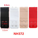 3/4/6/8pcs Bra Extension Strap Extenders for Women Adjustable Belt Buckle Nylon Elastic Bra Extension Strap Hook Clip Expander