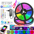 High-end Bluetooth RGB LED Strip Light SMD 5050 Flexible Ribbon 2835 LED Light 20M-5M Tape Diode DC12V Bluetooth Music Control