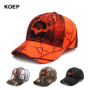 KOEP 2021 New Camo Baseball Cap Fishing Caps Men Outdoor Hunting Camouflage Jungle Hat 3D Deer Head Hiking Casquette Hats