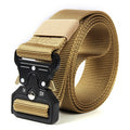 JIFANPAUL belt men outdoor hunting metal tactical belt multi-function alloy buckle high quality Marine Corps canvas belt for men