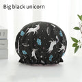 Double-layer shower cap waterproof adult women shower bath bath cap shampoo cap cute hood kitchen ladies oil fume-proof cap