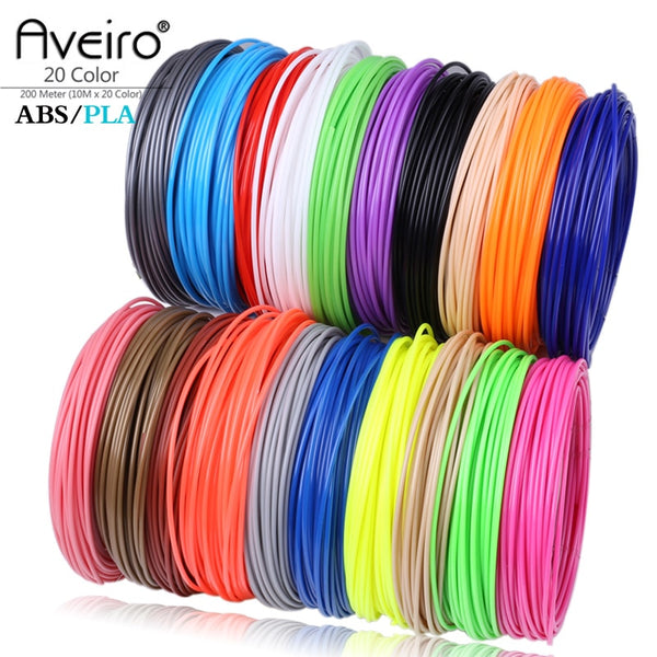 Aveiro 50/100/200 Meter 1.75mm ABS PLA Material,Filament 3d Refill 3d handle plastic for 3 D Pen school drawing supplies