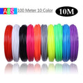 Aveiro 50/100/200 Meter 1.75mm ABS PLA Material,Filament 3d Refill 3d handle plastic for 3 D Pen school drawing supplies
