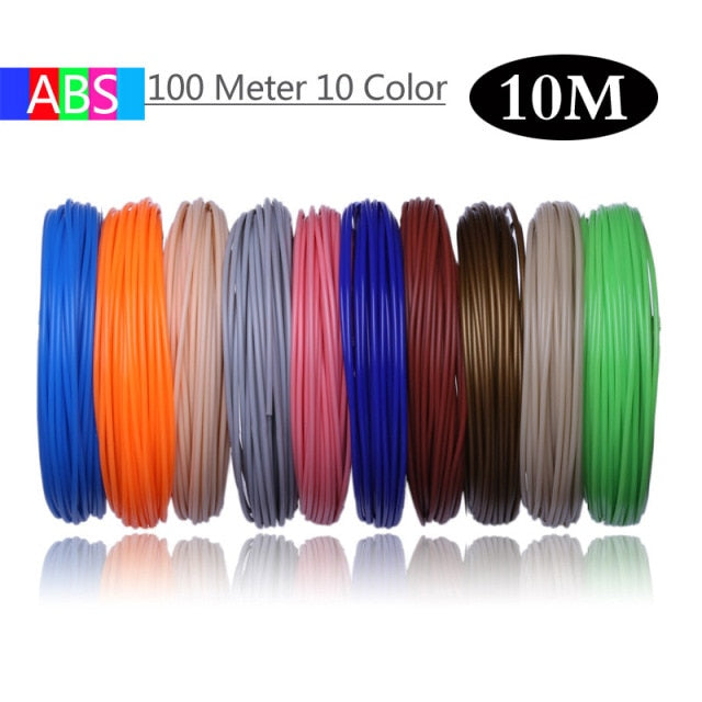 Aveiro 50/100/200 Meter 1.75mm ABS PLA Material,Filament 3d Refill 3d handle plastic for 3 D Pen school drawing supplies