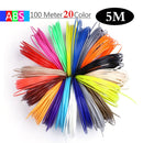 Aveiro 50/100/200 Meter 1.75mm ABS PLA Material,Filament 3d Refill 3d handle plastic for 3 D Pen school drawing supplies