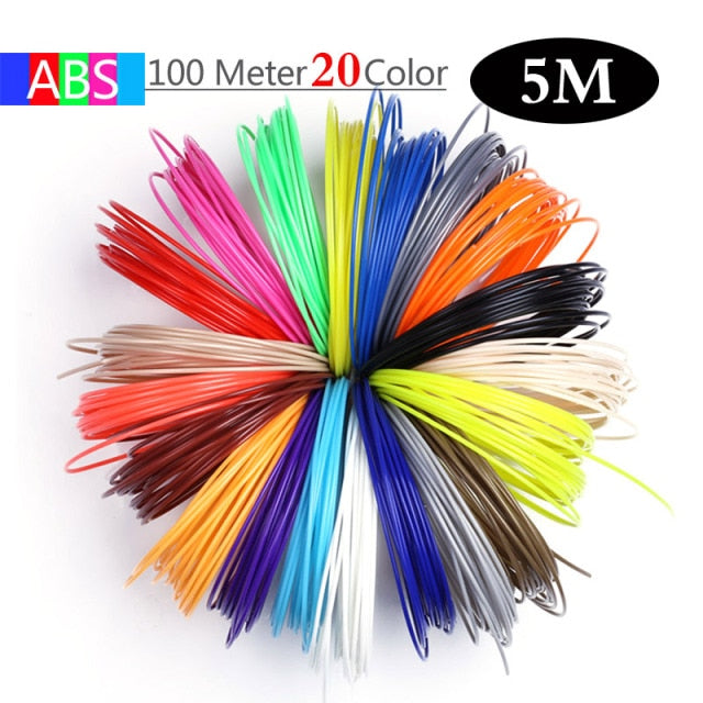 Aveiro 50/100/200 Meter 1.75mm ABS PLA Material,Filament 3d Refill 3d handle plastic for 3 D Pen school drawing supplies