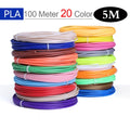 Aveiro 50/100/200 Meter 1.75mm ABS PLA Material,Filament 3d Refill 3d handle plastic for 3 D Pen school drawing supplies