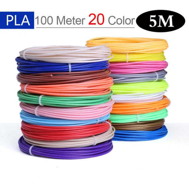 Aveiro 50/100/200 Meter 1.75mm ABS PLA Material,Filament 3d Refill 3d handle plastic for 3 D Pen school drawing supplies