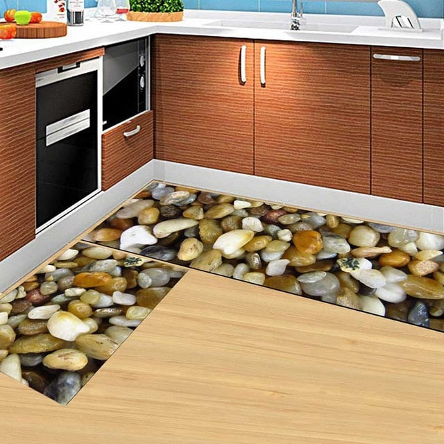 Kitchen Mat Cheaper Anti-slip Modern Area Rugs Living Room Balcony Bathroom Printed Carpet Doormat Hallway Geometric Bath Mat