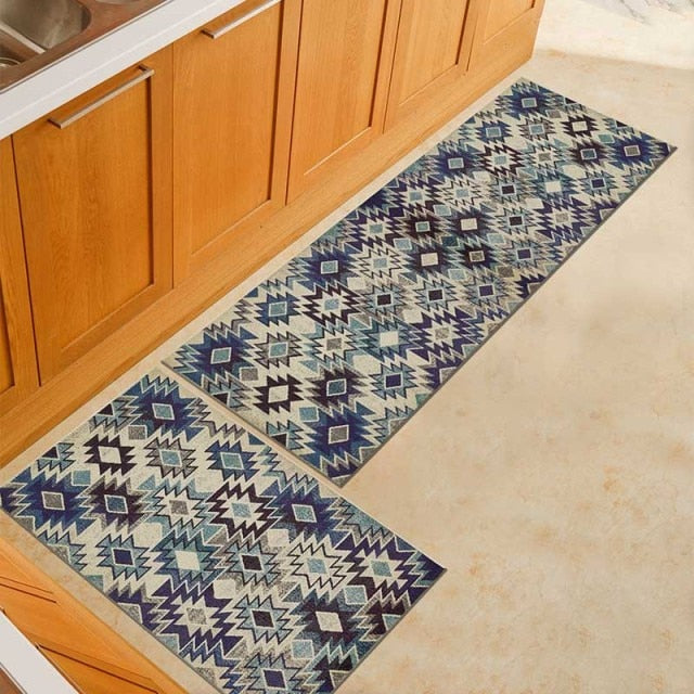 Kitchen Mat Cheaper Anti-slip Modern Area Rugs Living Room Balcony Bathroom Printed Carpet Doormat Hallway Geometric Bath Mat