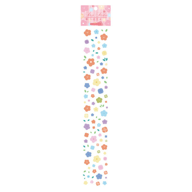 Mohamm 1Pcs Colorful Ribbon Series Stickers Decoration DIY Creative Hand Account Materials Stationary School Supplies