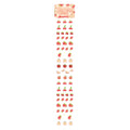 Mohamm 1Pcs Colorful Ribbon Series Stickers Decoration DIY Creative Hand Account Materials Stationary School Supplies