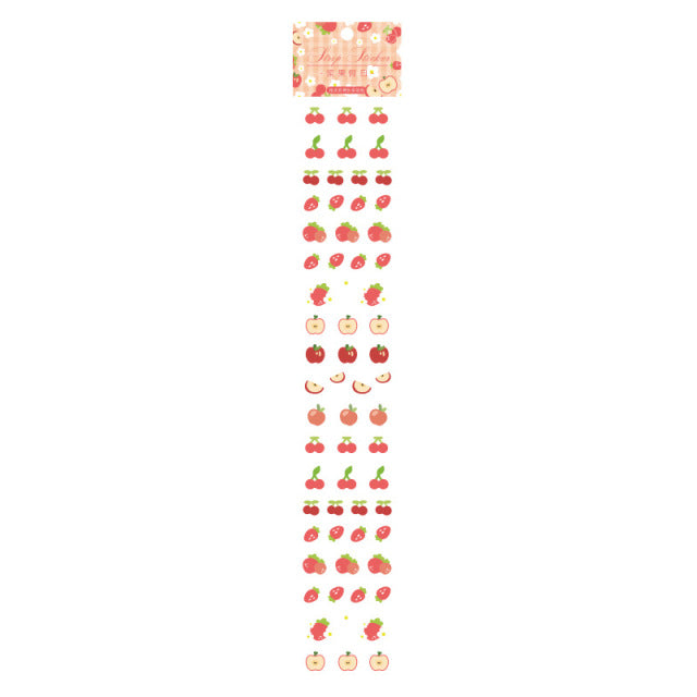 Mohamm 1Pcs Colorful Ribbon Series Stickers Decoration DIY Creative Hand Account Materials Stationary School Supplies