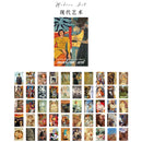 Yoofun 50 Sheets Natural Scenery&Art Paintings Stationery Stickers Book Aesthetic Landscape Cute Bullet Journaling Decor Sticker