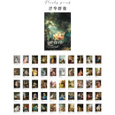 Yoofun 50 Sheets Natural Scenery&Art Paintings Stationery Stickers Book Aesthetic Landscape Cute Bullet Journaling Decor Sticker