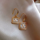 Hot Trendy Cute Nickel Free Earrings Fashion Jewelry  Earrings Square Stud Earrings For Women Brincos Statement Earrings