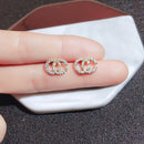 Hot Trendy Cute Nickel Free Earrings Fashion Jewelry  Earrings Square Stud Earrings For Women Brincos Statement Earrings