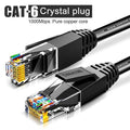 SAMZHE CAT6 Round Ethernet Cat 6 Lan Cable  RJ 45 Network Patch Cord for Laptop Router RJ45 Internet Cable