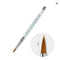 1PC Crystal Acrylic Nail Art Brush No 8/10/12/14 UV Gel Carving Pen Brush Liquid Powder DIY Nail Drawing Liquid Glitter Handle
