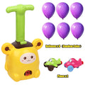 Power Balloon Launch Tower Toy Puzzle Fun Education Inertia Air Power Balloon Car Science Experimen Toy for Children Gift