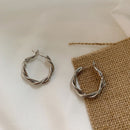 Minimalist Large Circle Geometric Round Big Hoop Earrings For Women Girl Wedding Party Jewelry