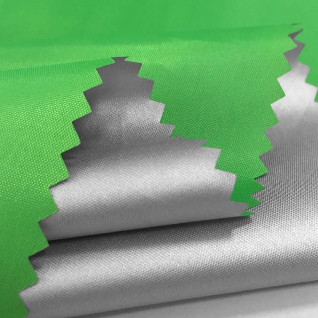 Thin Green Silver Coated Waterproof Fabric for Tent Sunshade Screen, Ice Bag Material, Red,Blue,Gray, White,Black