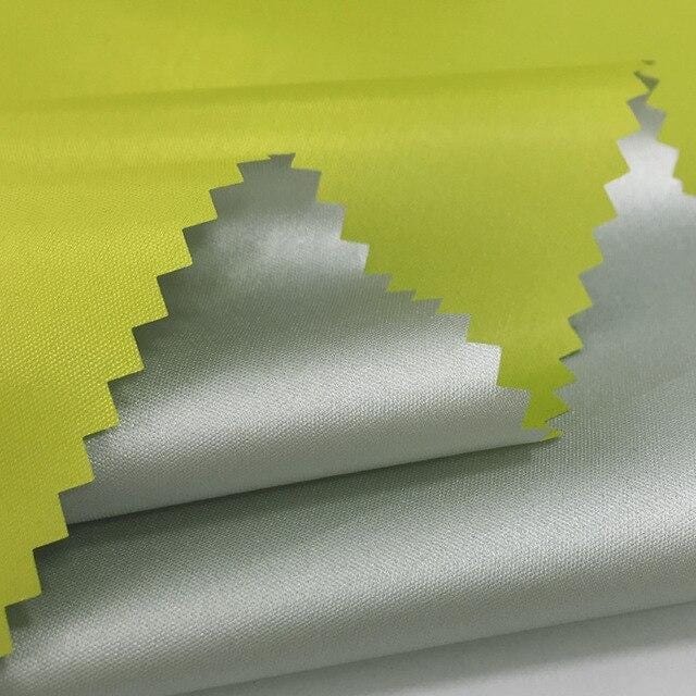 Thin Green Silver Coated Waterproof Fabric for Tent Sunshade Screen, Ice Bag Material, Red,Blue,Gray, White,Black