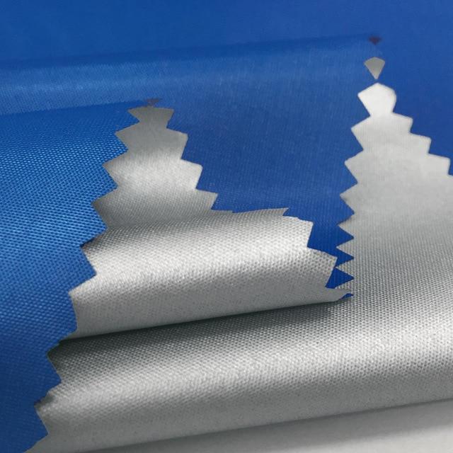 Thin Green Silver Coated Waterproof Fabric for Tent Sunshade Screen, Ice Bag Material, Red,Blue,Gray, White,Black