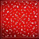 New Design Fashion Hip Hop 100% Cotton Skull Bandana Square Scarf Black Paisley Bicycle Headband For Women/Men/Boys/Girls