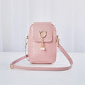 2020 Autumn Winter Mini Cross-body Mobile Phone Shoulder Bag Woven Pearl Tassel Cover-style Female Bag Shoulder Diagonal Bag